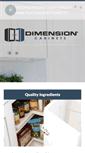 Mobile Screenshot of dimensioncabinets.com